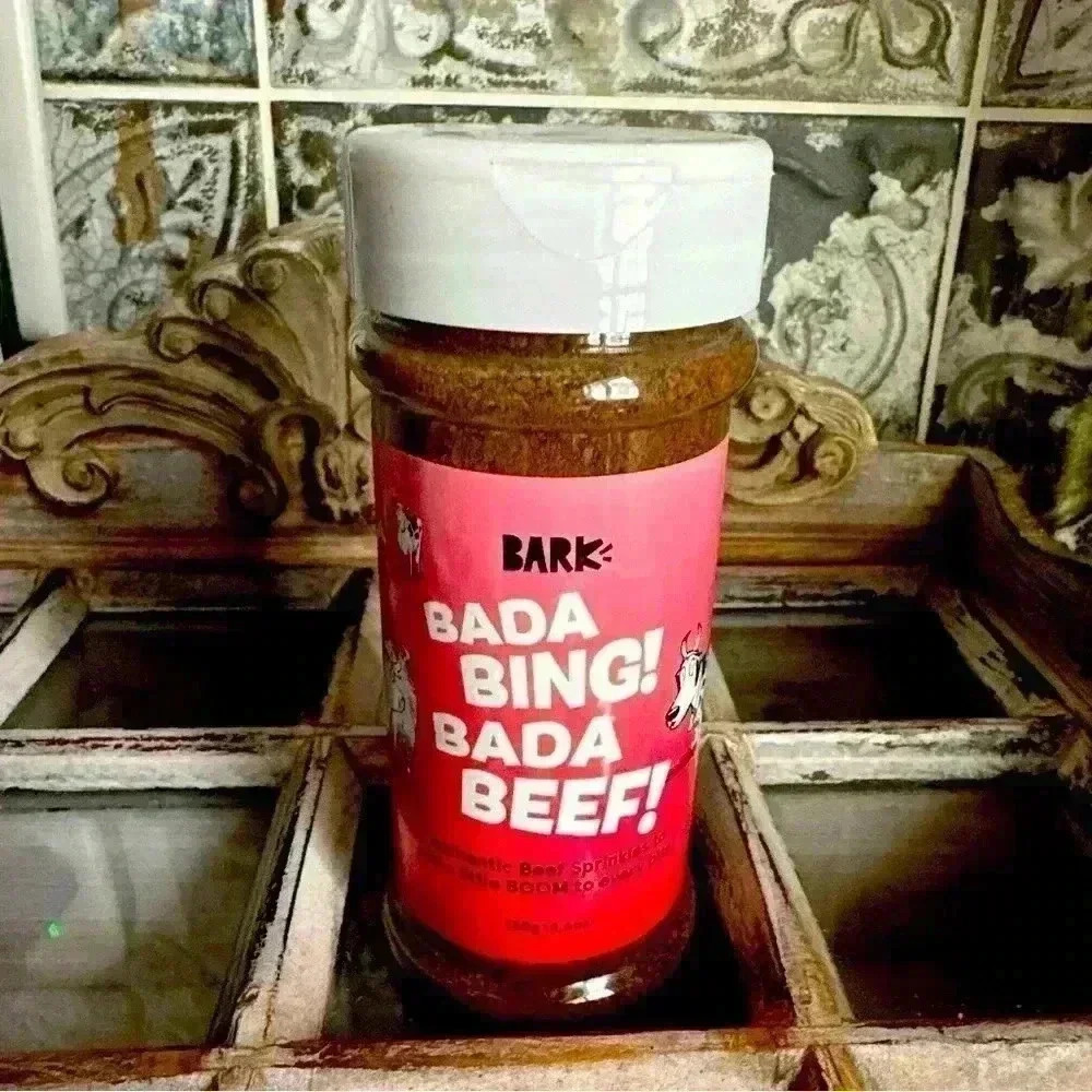 Bark Barkbox Bada Bing Bada Beef! Beef Sprinkles Topping Dog Food Topper 4.6 OZ